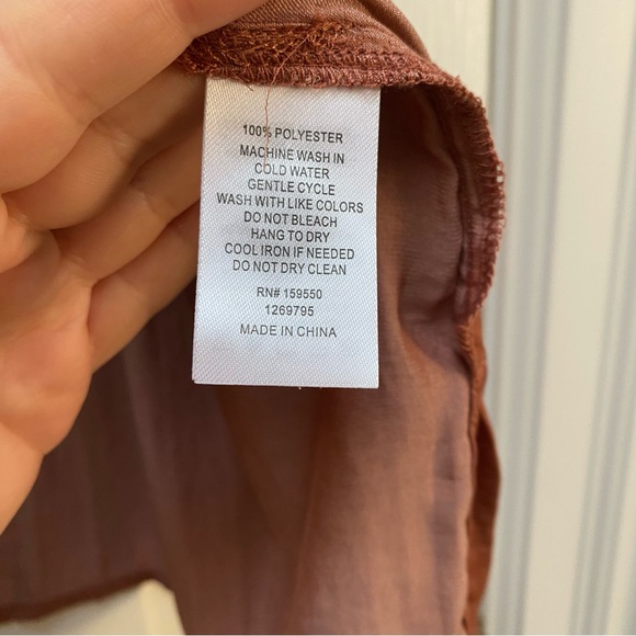 Maison d'Amelie Button-Up Oversized Blouse - Plus Size - Picture 5 of 6